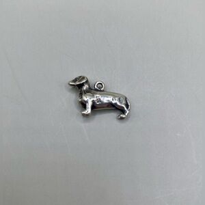 JAMES AVERY 3D Dachshund Charm; Sterling Silver; Vintage - older version; NEW.